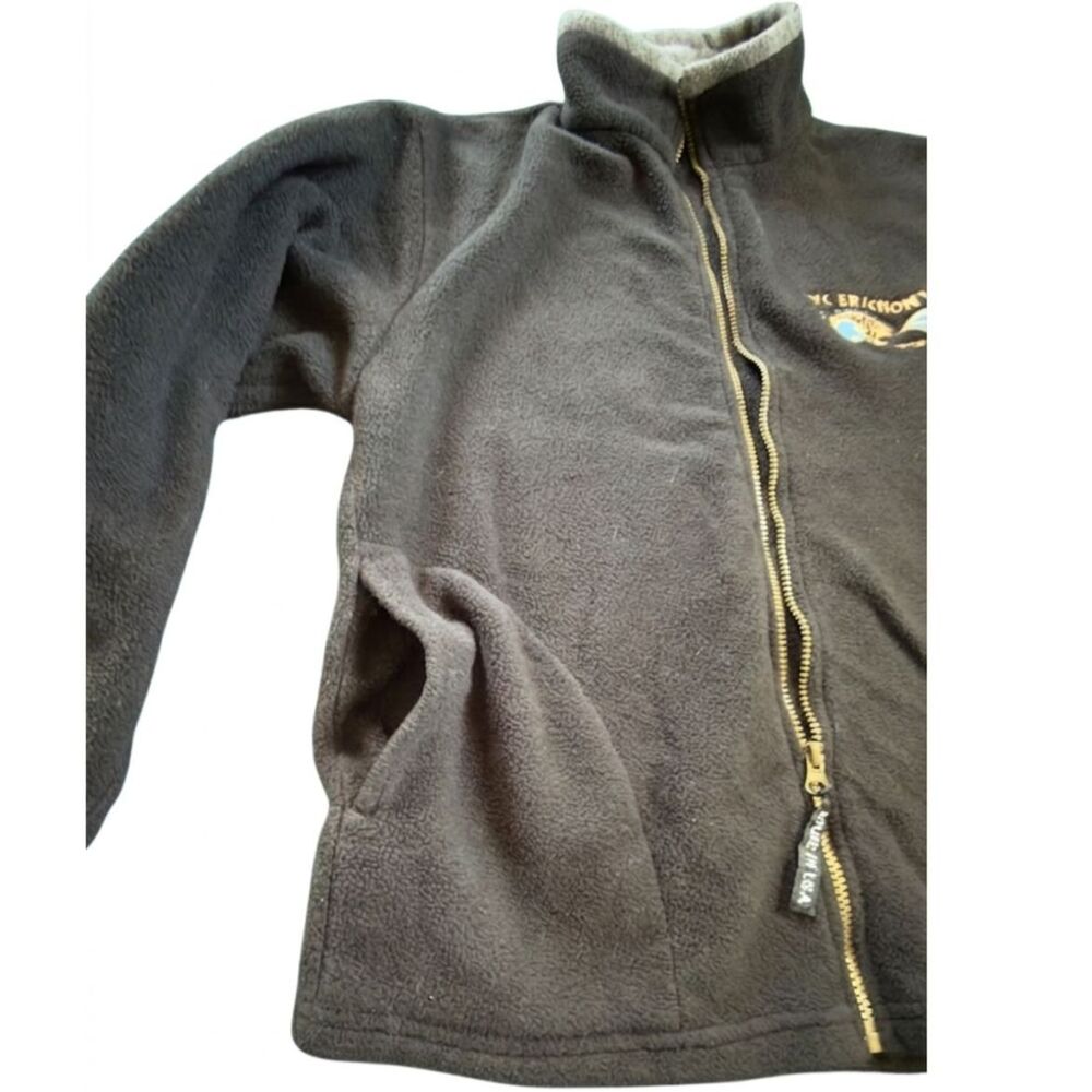 Vintage Eric Ericsson's Restaurant Fleece Jacket Ventura CA Souvenir - Picture 3 of 6